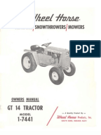 Case Garden Tractors, Case 444 446 448 Service Manual