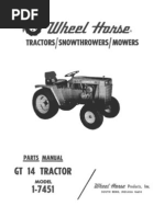 Download WheelHorse GT 14 Parts Manual 1-7451_A-5260 by Kevins Small Engine and Tractor Service SN50698921 doc pdf
