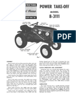 WheelHorse Power Take Off Manual 8-3111