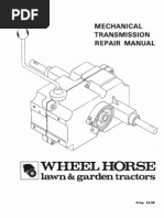 Download WheelHorse Manual transmissions service manual by Kevins Small Engine and Tractor Service SN50699094 doc pdf