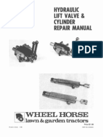 WheelHorse Hydraulic Lift Valve and Cylinder Repair Manual 810242R1