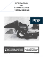 WheelHorse Bagger Manual For B Series and LT Series Tractors 810307R1