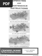 Download Wheel Horse GT Series 36 inch 42 inch 48 inch Mower Decks owners manual by Kevins Small Engine and Tractor Service SN50699170 doc pdf