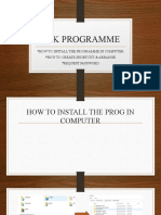 LBK Programme: How To Install The Programme in Computer How To Create Shortcut & Arrange Request Password