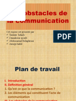 Les Obstacles de La Communication