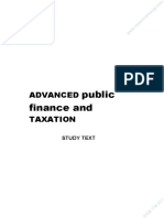 Advanced Public Finance and Taxation 2 2