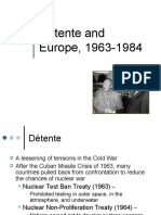 Detente and Europe 1963-1984