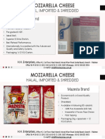 Mozzarella Cheese: Anchor Brand Halal, Imported & Shredded