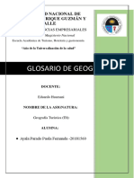 Glosario. Ayala Geo.