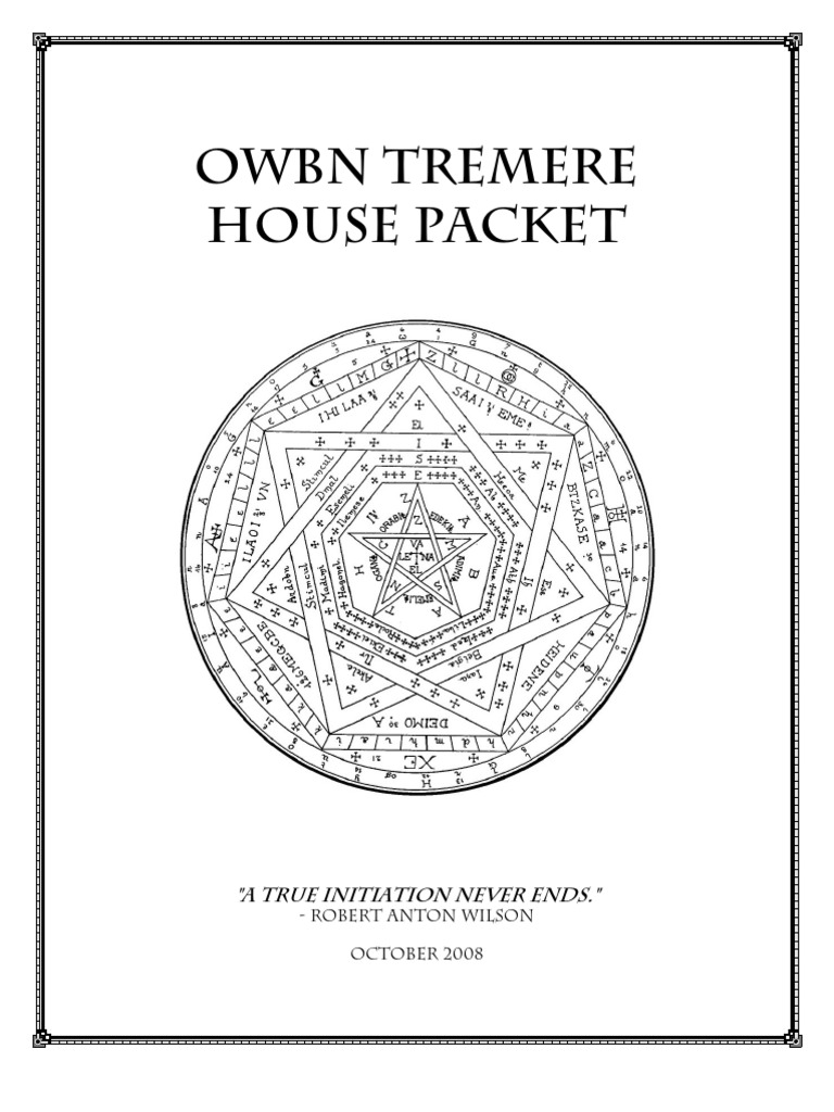 OWBN Tremere House Packet PDF