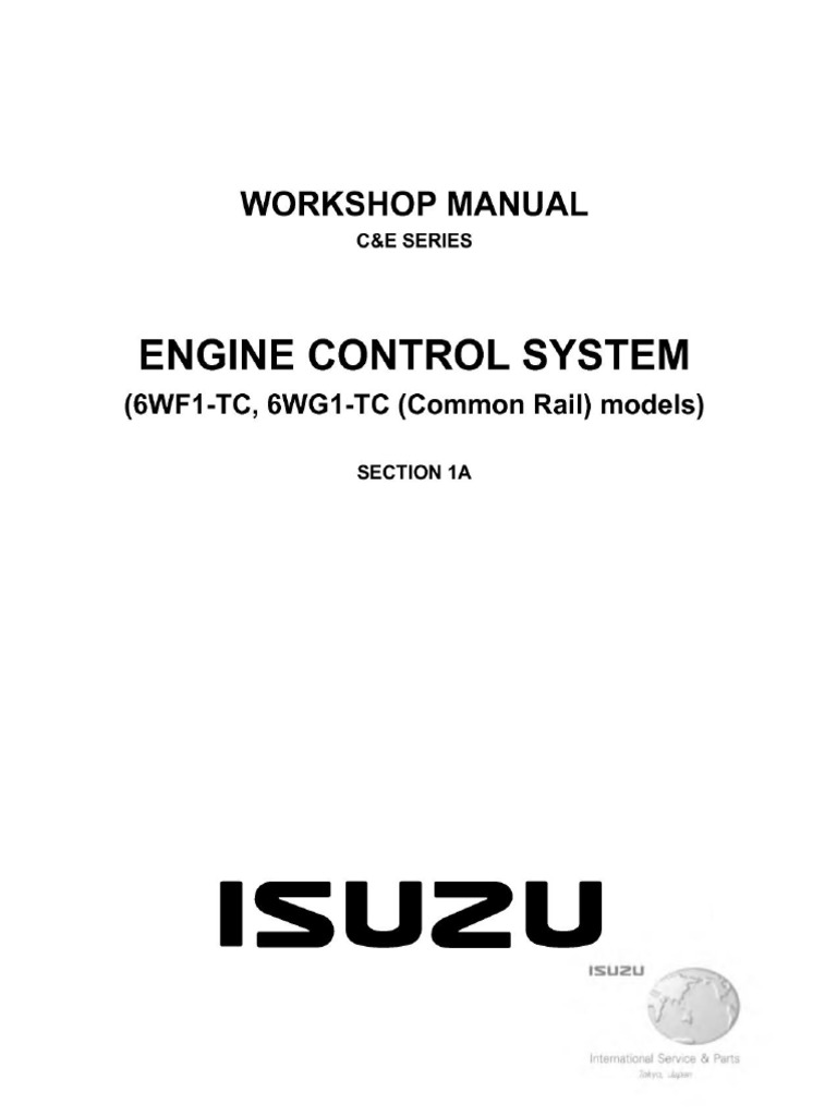 6WFGCEDG2-WE-0661 - Engine Control System 6WF1-TC, 6WG1-TC-1 | PDF