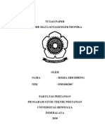 Paper Elektronika Risma Sihombing 0509002007. Teknik an Universitas Sriwijaya