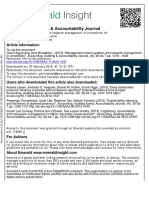 Accounting, Auditing & Accountability Journal: Article Information