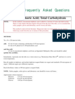 Phenol Sulphuric Acid