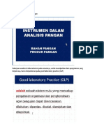 Catatan Instrumen Dalam Analisis Pangan