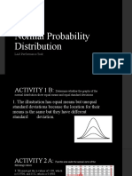 Normal Probability Distribution: LAS Performance Task