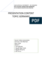 Presentation Content Topic: Germany: University of Social Sciences and Humanities