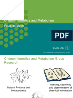 Chemoinformatics and Metabolism: Paula de Matos