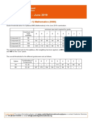 Syllabus: Cambridge IGCSE (9-1) Mathematics 0980, PDF, Numbers