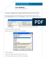 Format Tanggal Dan Angka Mail Merge Ms Word 2007 - Rudy Dwihartono Weblog