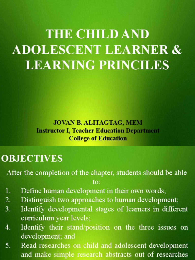Human Development in Children & Adolescents | PDF | Developmental ...