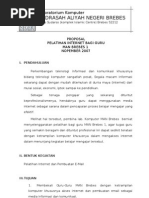 Proposal Pelatihan Internet