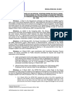 GPPB Resolution No. 05-2021 Issuance of Position Paper On DFA E-Passport Project