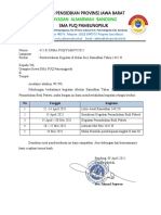 Surat Pemberitahuan Kegiatan Ramadhan