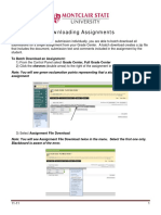 Downloading Assignments: To Batch Download An Assignment