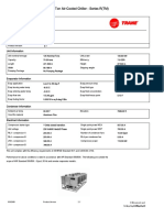 70-125 Ton Air-Cooled Chiller - Series R (TM) : Job Information