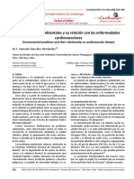 Los Problemas Ambientales y Su Relación Con Las Enfermedades Cardiovasculares