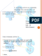 Fisher Effect Framework for Inflation, Exchange & Interest Rates