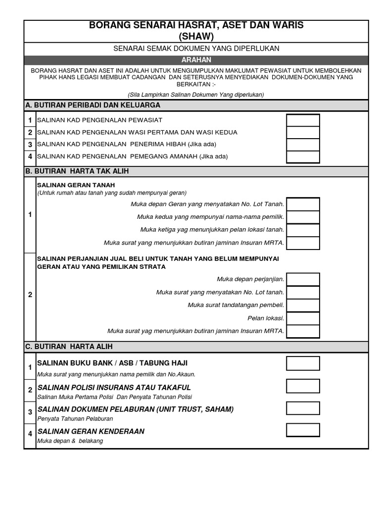 Borang B | PDF