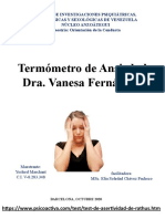 Termómetro de Ansiedad Dra Vaneza Fernandez