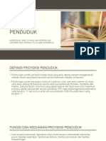 PROYEKSI PENDUDUK