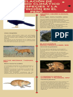 Infografia #05 - Relación de Cambio Climático de Especies y La Extinción en El Perú - Grupo I - Mads