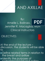 Breast and Axillae Assessment