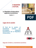 Sesión 3 PPT La Republica Aristocratica Aspectos Economicos (Plantilla UTP)