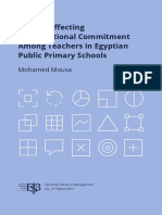 2017 - Jurnal - Factors Affecting Organizational Commitment Among Teachers in Egyptian Public Primary Schools