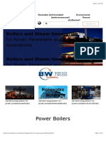 Power Boilers: Boilers and Steam Generation