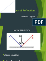 Law of Reflection: Portia A. Egken
