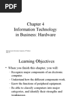 04chapter Information Technology in Business - Hardware Effy Oz