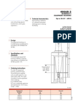 Application Technical Characteristics: Interface C Equipment Bushing