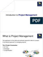 2.0 Introduction To Project Management