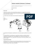 Como Testar Capacitores Variáveis (Trimmers e Variáveis)