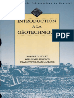 Introduction À La Géotechnique - R.D. Holtz Et Al.