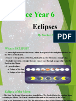 Year 6 - Eclipses