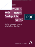 Wollen Wir Noch Subjekte Sein Cover