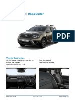 Configuration: Dacia Duster