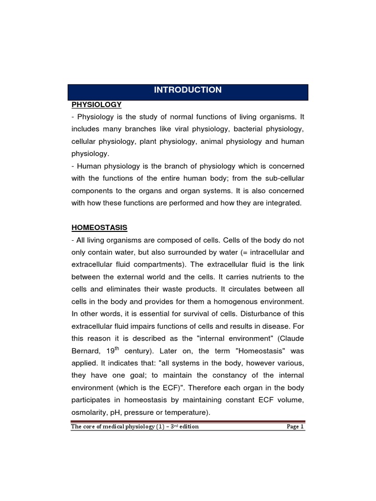 Overview of Human Physiology Concepts | PDF | Mitochondrion | Cell Membrane